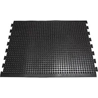 YOGA DOME Anti-Fatigue Matting, Black Studs, Centre Piece, LxW 1200 X 900mm