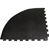 YOGA DOME Anti-Fatigue Matting, Black Studs, Corner Element, LxW 900 X 900mm