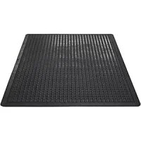 YOGA DOME Anti-Fatigue Matting, Black Studs, Chemical Resistant, NBR Model, LxW 1200 X 900mm