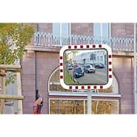 Ice Free Traffic Mirror, HxW 450 X 600mm, Ice Free