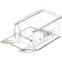 Open Fronted Storage Bins SAN, Crystal Clear, Pack Of 25, Capacity 3.3 L