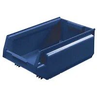 Open Fronted Storage Bin Polypropylene, LxWxH 500 X 310 X 200mm, Pack Of 8, Blue