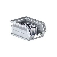 Open Fronted Storage Bin Sheet Steel, Capacity 0.8 Litres, Zinc Plated