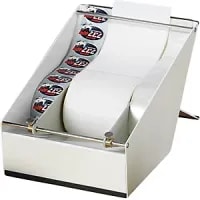 Adhesive Label Dispenser - For Inside And Outside Roll Winding - LxWxH 260 X 107 X 180mm