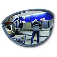 Wide Angle Mirror, For Indoor And Outdoor Use, 180°, WxHxD 620 X 320 X 300mm