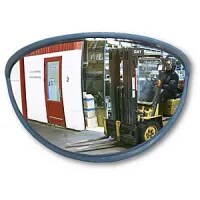Wide Angle Mirror, For Indoor And Outdoor Use, 180°, WxHxD 820 X 420 X 330mm