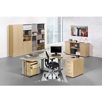FINO - Sideboard, With Hinged Doors, Light Grey