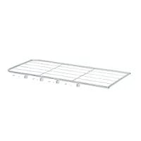 Rear Panel Bolted On, For Roll Container With Plastic Base, Blue Zinc Plated