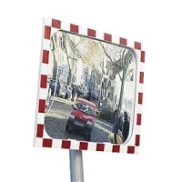Traffic Mirror - Mirror Sekurit Safety Glass - Mirror Dimensions WxH 1000 X 800mm
