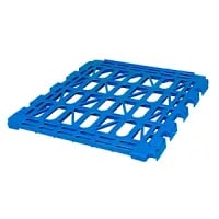 Intermediate Shelf For Roll Container, 4-sided, Width 710mm, Gentian Blue
