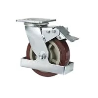 Swivel Castor With Wheel Stop, For Telescopic Lift Table 500 Kg, Ø150 X 40mm