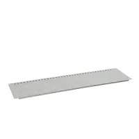Perforated Panel, LxW 1515 X 410mm, White Aluminium RAL 9006