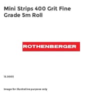 Mini Strips 400 Grit Fine Grade 5m Roll 13.0003