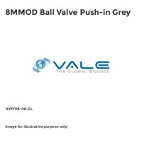 8MMOD Ball Valve Push-in Grey