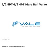 1/2NPT-1/2NPT Male Ball Valve