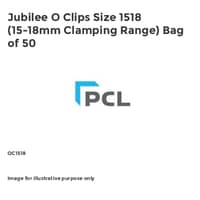Jubilee O Clips Size 1518 (15-18mm Clamping Range) Bag of 50 OC1518