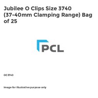 Jubilee O Clips Size 3740 (37-40mm Clamping Range) Bag of 25 OC3740