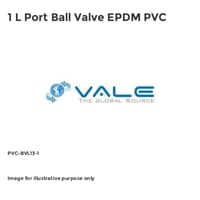 1 L Port Ball Valve EPDM PVC