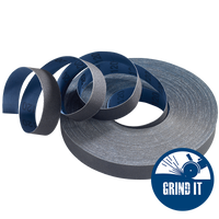 25mm x 50m (50, 000mm) Aluminium Oxide Cloth Backed Emery Roll 150 Grit