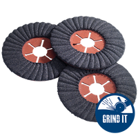 115 x 22mm 36 Grit Semi Flexible Sanding Disc Pack of 25