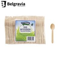 Wooden Tea Spoons (Pack of 100) (Pack of 10)