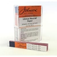 Johnson Indicator Paper Neutral Litmus - Pack of 10