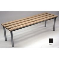 Club Mezzo Deep Freestanding Bench Black 1000MM Wide x 450 Deep