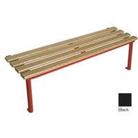 Club Mono Wall Mounted Bench Black 2500MM Wide x 450 Deep