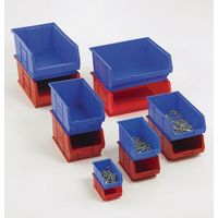 Standard Small Parts Storage Bins 165x100x75mm Blue - Pack 20