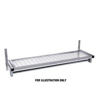 Evolve Mesh Shelf 1400MM Plus Rail In Black