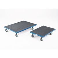 Euro Container Dollies With Rubber Surface, 600 x 400mm