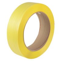 Machine Strapping, Polypropylene, 12 x 0.85MM x 2000MTR, 406/150 Core, Yellow