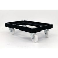 Dolly for Attached Lid Container With Lip