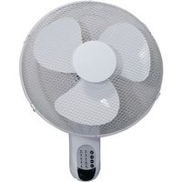 Wall Mount 16" Fan With Remote Control and Timer