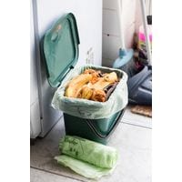 7L Green Compostable Liners - 2080pcs/carton (40rolls x 52pcs)