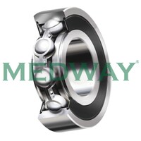 METRIC DEEP GROVE BALL BEARING 6202 2RS MED