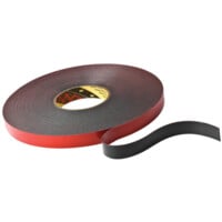VHB Black Double Sided Foam Tape, 25mm x 3 1.1mm