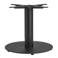 Boston Sleek Base - Black Small Round - Coffee