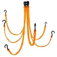 FW36-6NG Flex-Web Bungee Cargo Net In Orange (Up to 144in X 144in)