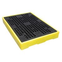 BF2 Bund Spill Deck Flooring with Removable Grids & 130 Litre Sump Capacity - Suitable for 2 x 205 Litre Drums