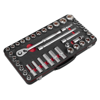 Socket Set 1/2"Sq Drive 40pc - Metric/Imperial - Premier Platinum Series