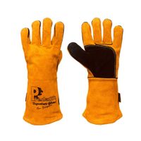 Signature MIG Gauntlet 16" - Size 11 Yellow Split Leather Signature 16" MIG Gauntlet (Pair)