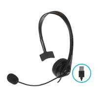 Single Ear Mono Usb-A Headset Boom Microphone Noise Cancellation