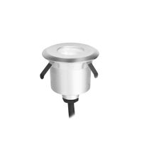 Senya 59mm Led Outdoor Recessed Ground Light Aluminium, Tinted, Warm-White 3000K, IP65-IP67