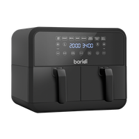 Dual Zone 8L Air Fryer with 8 Preset Functions