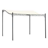 3 X 3 M Canopy Metal Wall Gazebo Awning Garden Marquee Shelter Door Porch84C-038