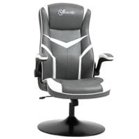 High Back Computer Gaming Chair Video Game Chair with Swivel Base Grey