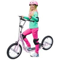 Kids Push Scooter Kids Stunt Scooter w/16" Tyres, Pink