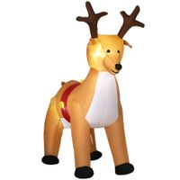 6ft Christmas Inflatable Reindeer Decoration Xmas Indoor Outdoor w/Lights
