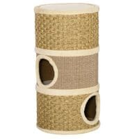 Cat Scratching Barrel Climbing Frame Covered with Sisal and Seaweed Rope